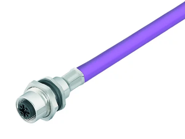 Female panel mount connector