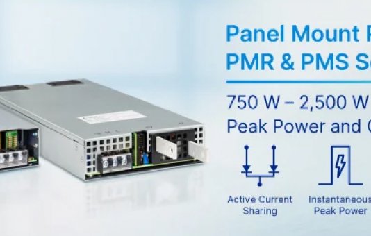 Nieuwe Delta panel mount voedingen met hoog instant vermogen 