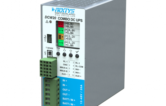 Nextys DCW20: De slimme keuze voor 24V-back-up